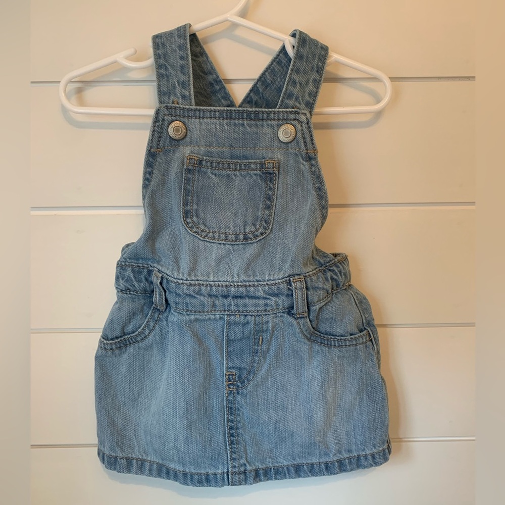 Old Navy Jean skirt jumper overalls